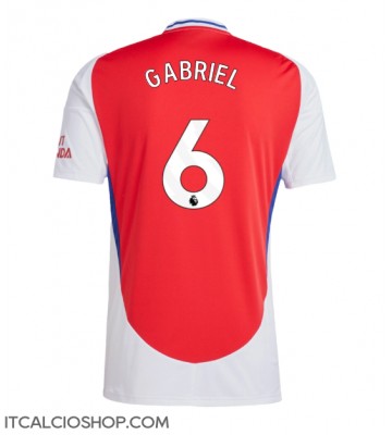 Arsenal Gabriel Magalhaes #6 Prima Maglia 2024-25 Manica Corta